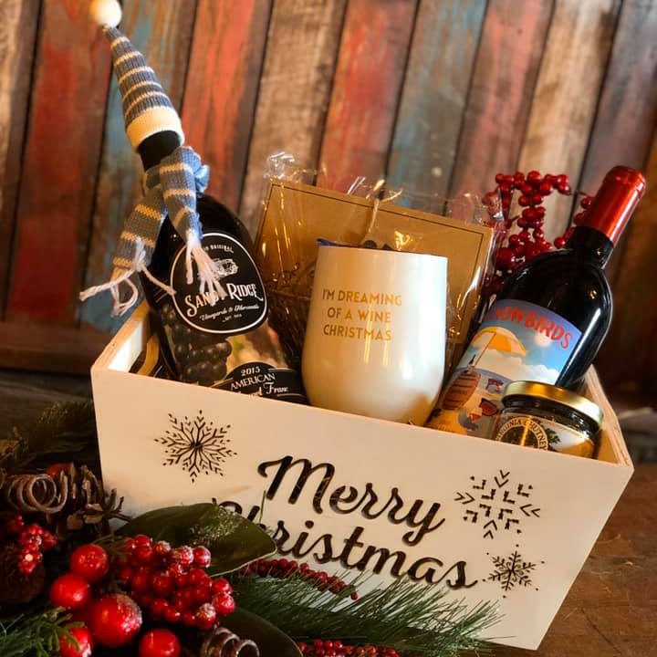 Sandy Ridge Vineyard Gift Box Merry Christmas Wine